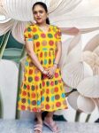 D13/Frock/Yellow/Pure Cotton