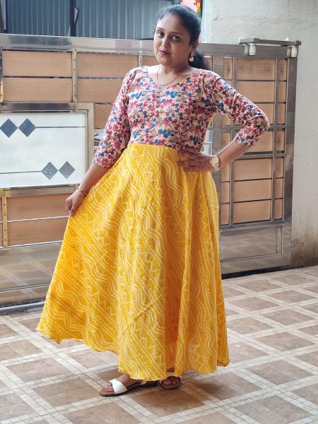D23/Kalamkari Cotton/Yellow/Maxi