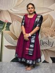 D118/Anarkali Top with Dupatta