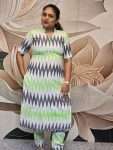 D123/Ikkat Top with Parallel Pants
