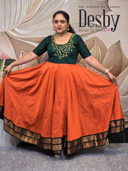 D135/Aari Work Maxi