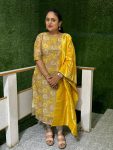 D159/Tissue Brocade Top with Dupatta