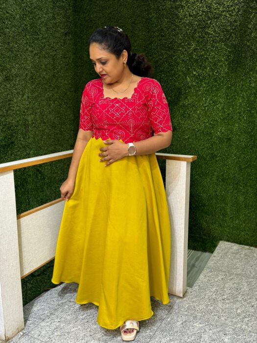 D193 Full flair maxi with lining