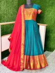 D199 Gown with dupatta