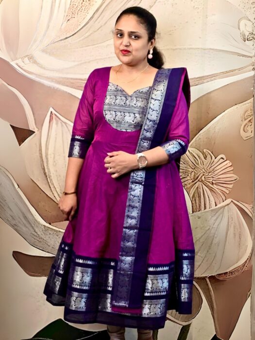 D215 Top with dupatta