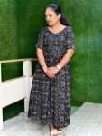 D274 Designer Frock Black