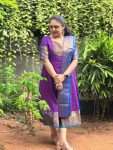 D327 Anarkali Length Top  with Dupatta