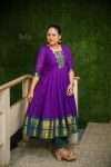 D350  Purple Traditional Maxi