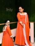 D351  Full Maxi With Lace Work