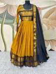 D372 Kanchi Cotton Pleated Maxi