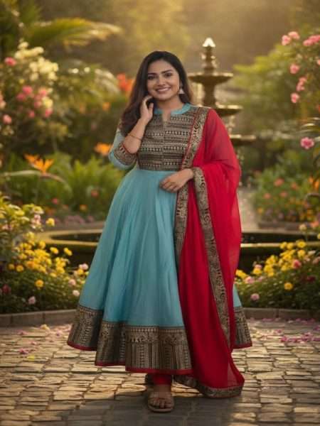 D376 Narayanpet Cotton Anarkali