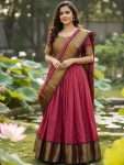 D386 Checked Kanchi Cotton