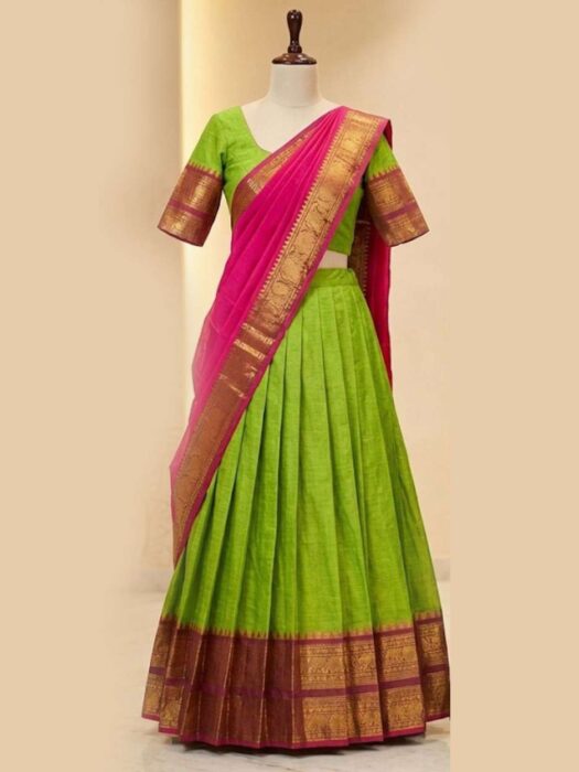 D395 Half Saree
