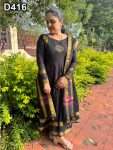 D416  Anarkali With Dupatta