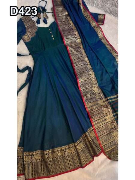 D423  Anarkali With Dupatta