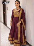 D437 Anarkali  Umbrella Pattern