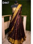 D447 Unstitched Half Saree Fabric