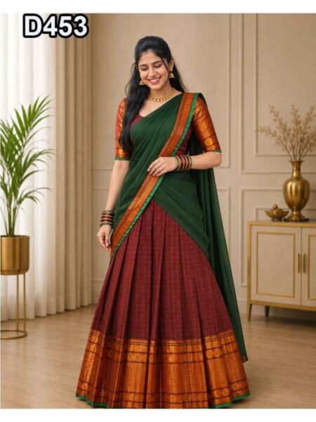 D453 Half Saree