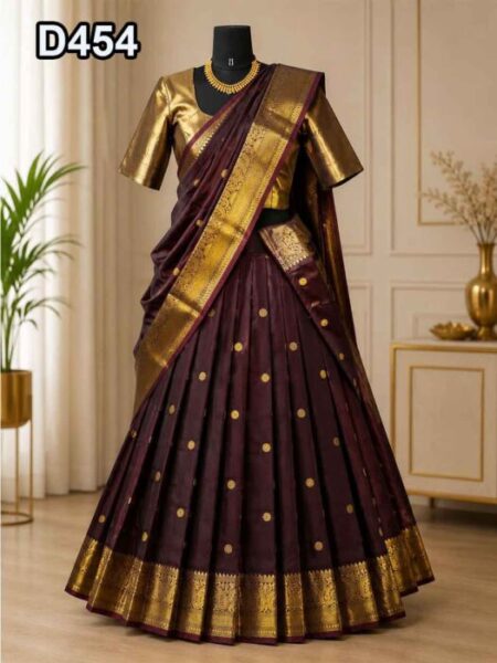 D454 Half Saree