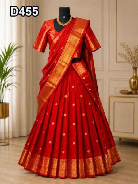 D455 Half Saree