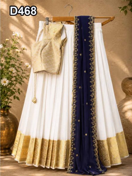 D468-Half Saree