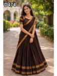 D474 Half Saree