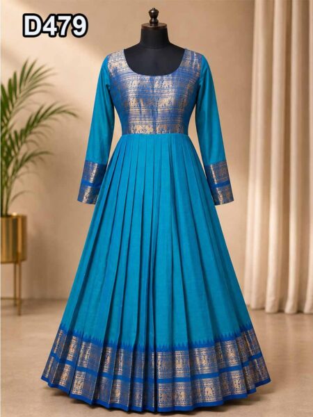 D479 Pleated Anarkali