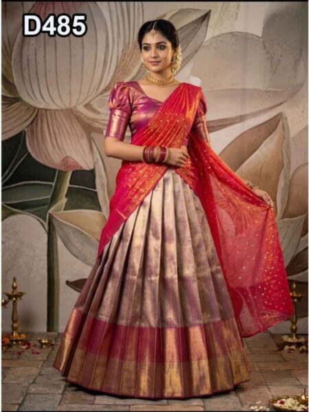 D485 Half Saree