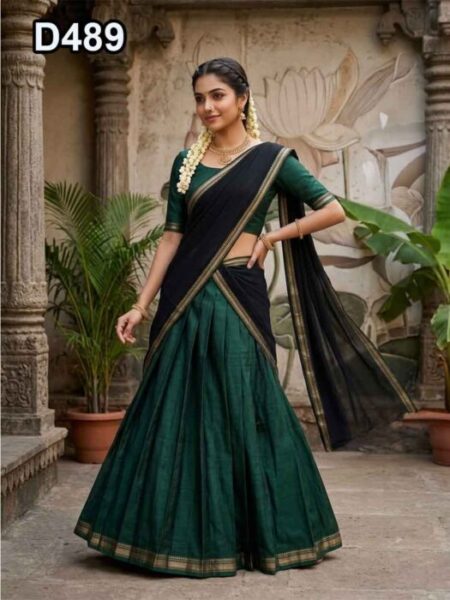 D489 Half Saree