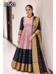 D503 Anarkali  Semi Silk