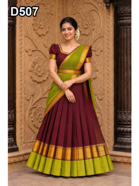D507 Half Saree