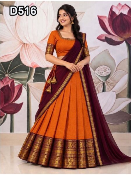 D516 Half Saree